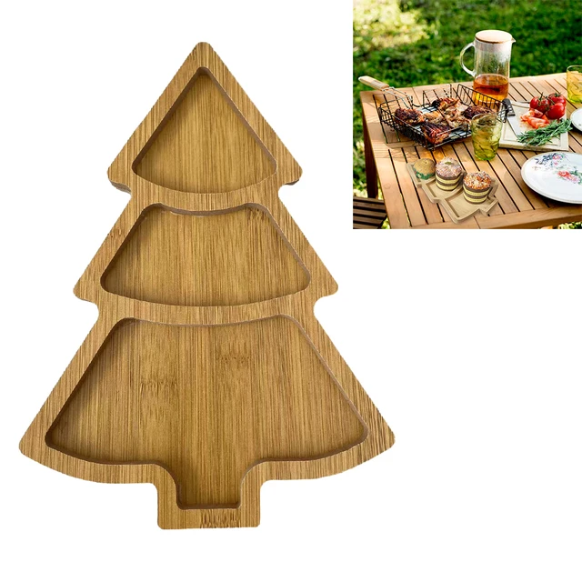 Christmas Tree Wooden Tray 1