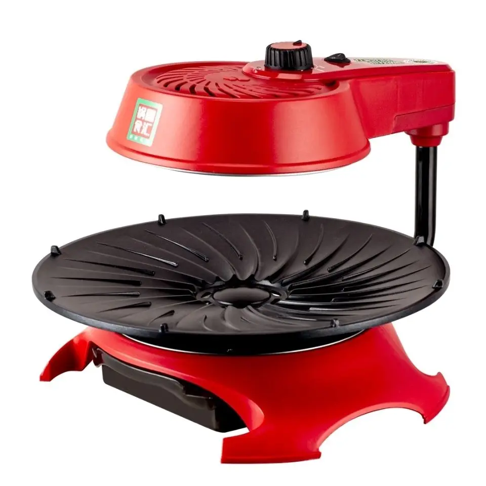 

smoke-free home indoor barbecue pan infrared heating non-stick barbecue