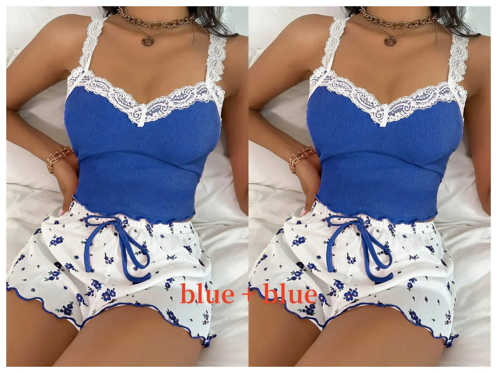 2pcs blue