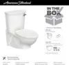Standard Glenwall VorMax Wall Hung Elongated Toilet with Left Hand Trip Lever Gpf White White squatting toilet 4