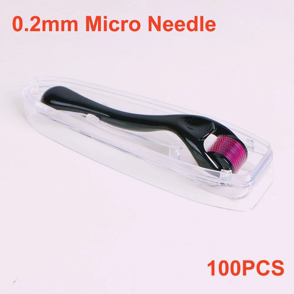 

100pcs 0.2mm 540 Derma Roller Micro Needles Hair Loss Treatment Beard Growth Titanium Derma Roller