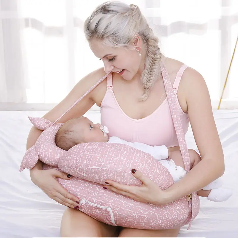 mother's-breastfeeding-artifact-back-waist-cushion-baby-side-sleeping-pad-newborn-nursing-pillow-multifunctional-feeding-pillow