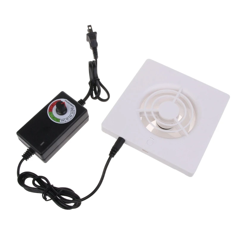 

Ventilation System Inline Intake Fan Air Fan Adjustable Speed for Bathroom