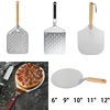 12inch Pizza Peel Aluminium Alloy Pizza Shovel with Handle Non-Stick Perforated Pizza Shovel Lightweight Pizza Shovel for Baking 1
