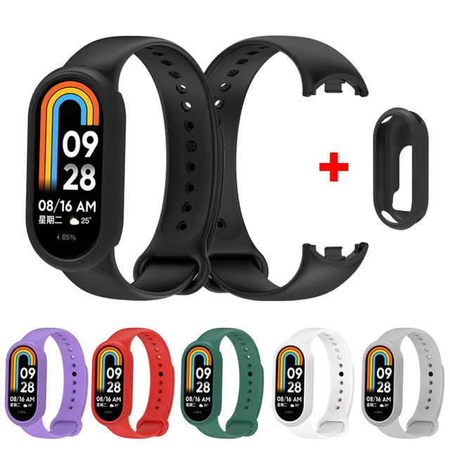 Bracelet for Xiaomi Smart Band 8 Smartwatch Strap for Mi Band 8 Wristband  Waterproof Silicone Replacement for Miband 8 Correa - AliExpress
