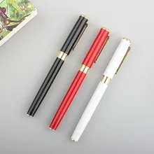 Stylo à bille simple métallique 3 pièces, stylo à bille pour cadeau publicitaire