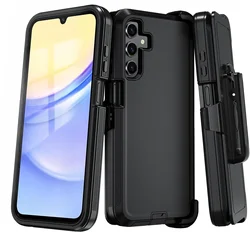 Durable  Heavy Duty Phone Case with Enhanced Protection - Galaxy S25Edge (BeltClip Black)