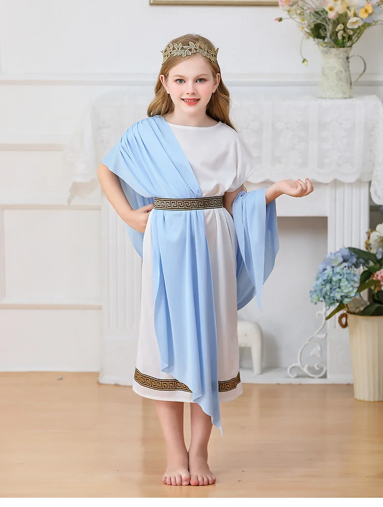 Déguisement Déesse Grecque Fille – Robe Romaine – photo 14