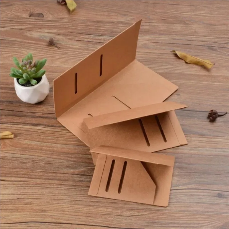 Portable Kraft Paper Refillable Travel Journal with Organizer Inserts