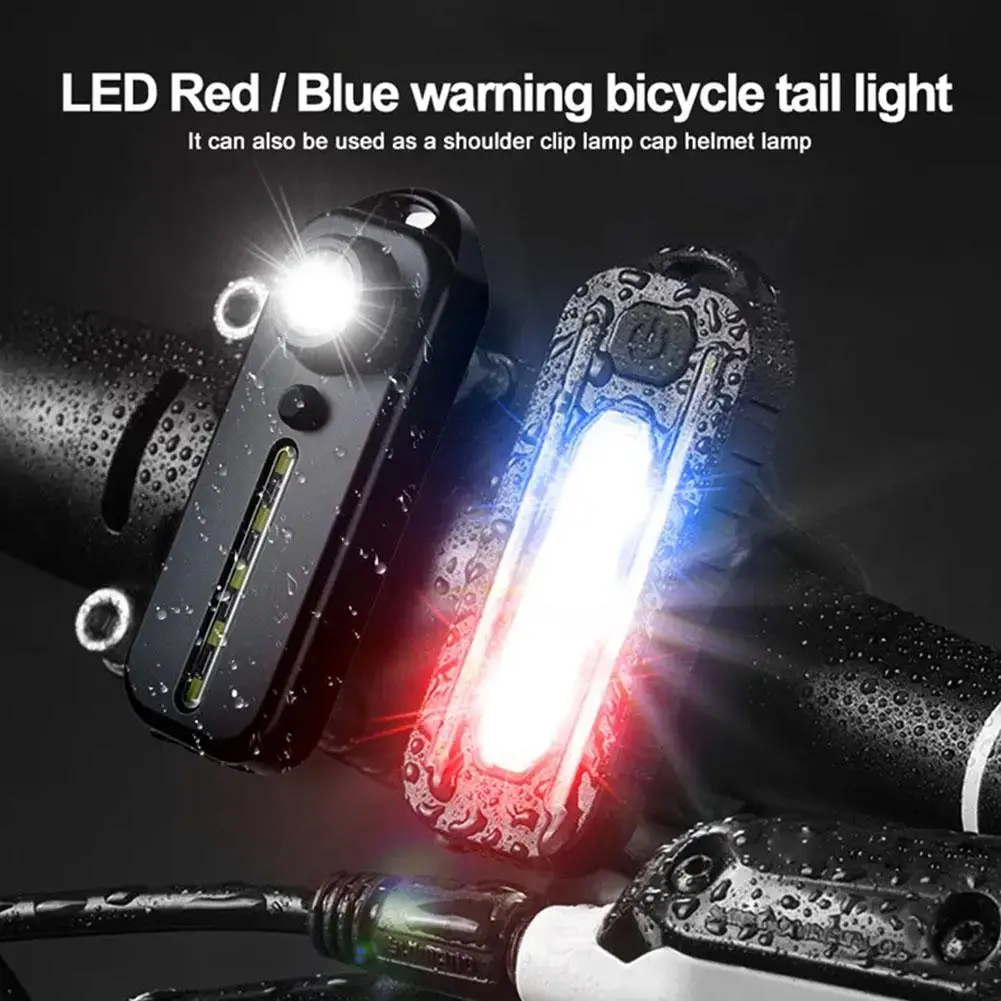 

Led Bicycle Rear Light Usb Charging Bike Light Flashing Warning Torch Mtb Safety Warn Clip With Bike Taillight Light B8g5