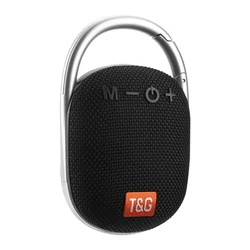 Compact Waterproof Bluetooth Speaker with Enhanced Bass and FM Radio (Black)