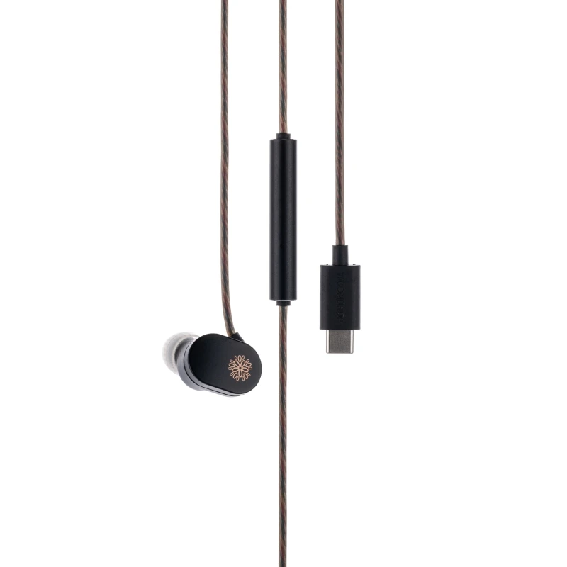 Moondrop Jiu Dsp Oortelefoon 10Mm Krachtige Dynamische Iems Mems Microfoon USB-C Poort In-Ear Oortelefoon