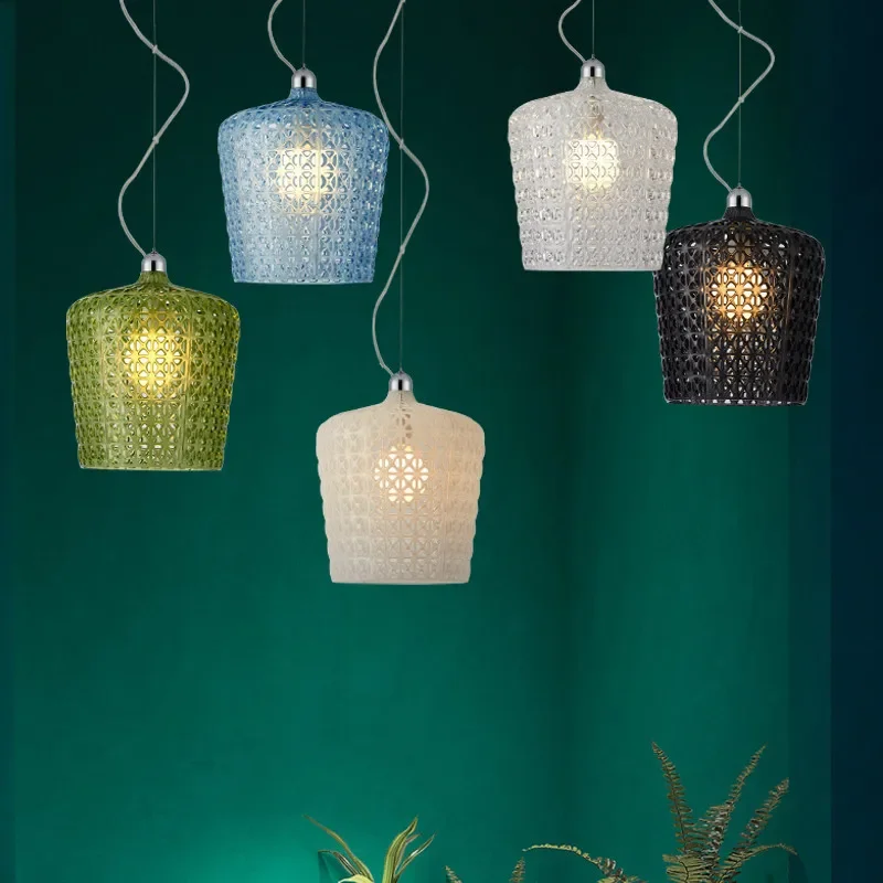 Lampadario Ristorante Kartell, Camera Modello Creativo Di Design Danese, Bar, Showroom, Camera Da Letto, Lampadario A Gabbia Per Uccelli Cava