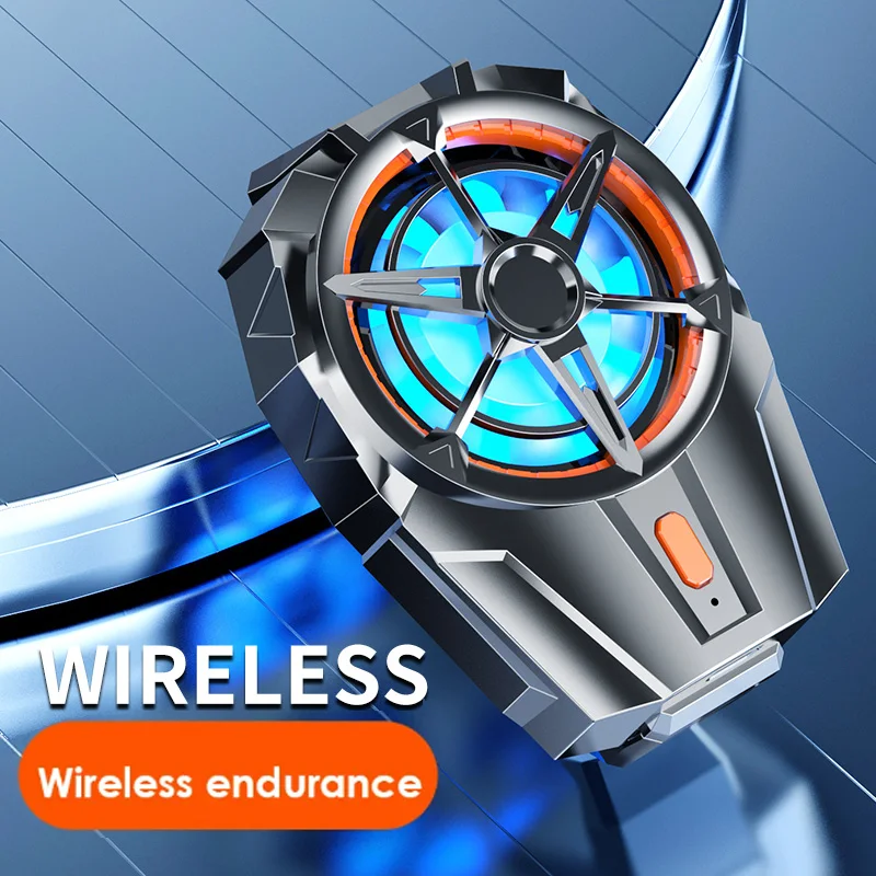 X52 Cooling Fans Mobile Phone Game Cooler System Rechargeable Battery Silent Cooler Three Speed Adjustable Fans Gaming Radiator phone cooler game fan mobile radiator cell phone fan
