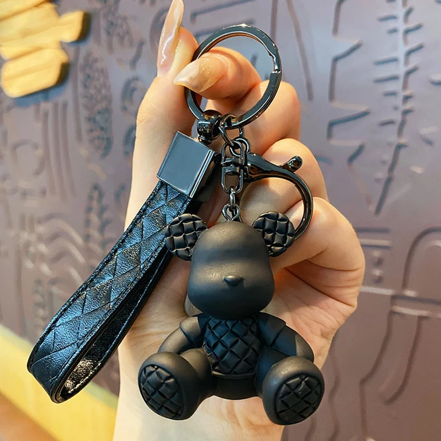 LV Black Bear Brick Keychain