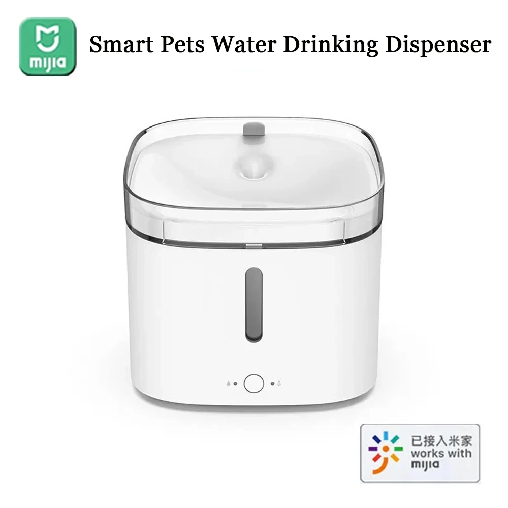 

Mijia Smart Automatic Pets Water Drinking Dispenser Filter Fountain Dog Cat Pet Mute Drink Feeder Bowl Works with Mijia APP