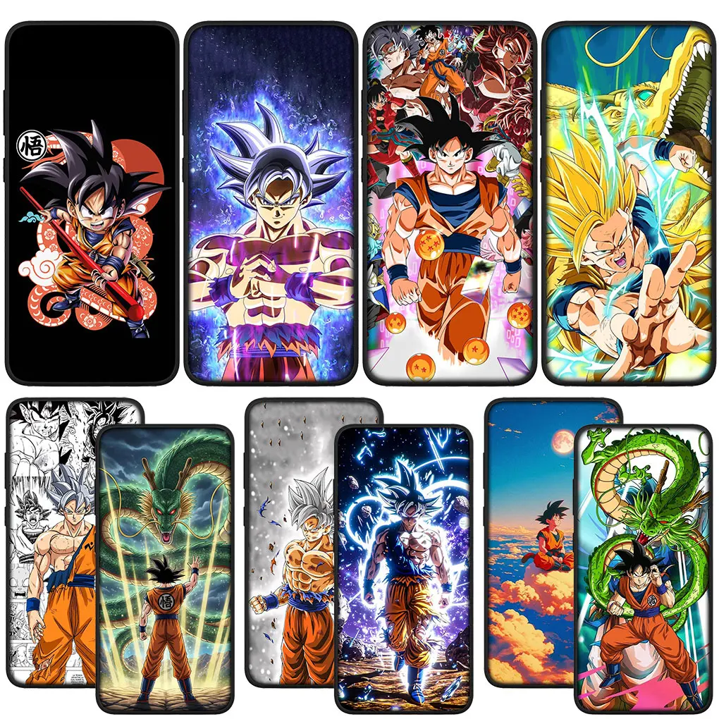 Dragon Son Goku Ball Themed Phone Case with Wallpaper Design