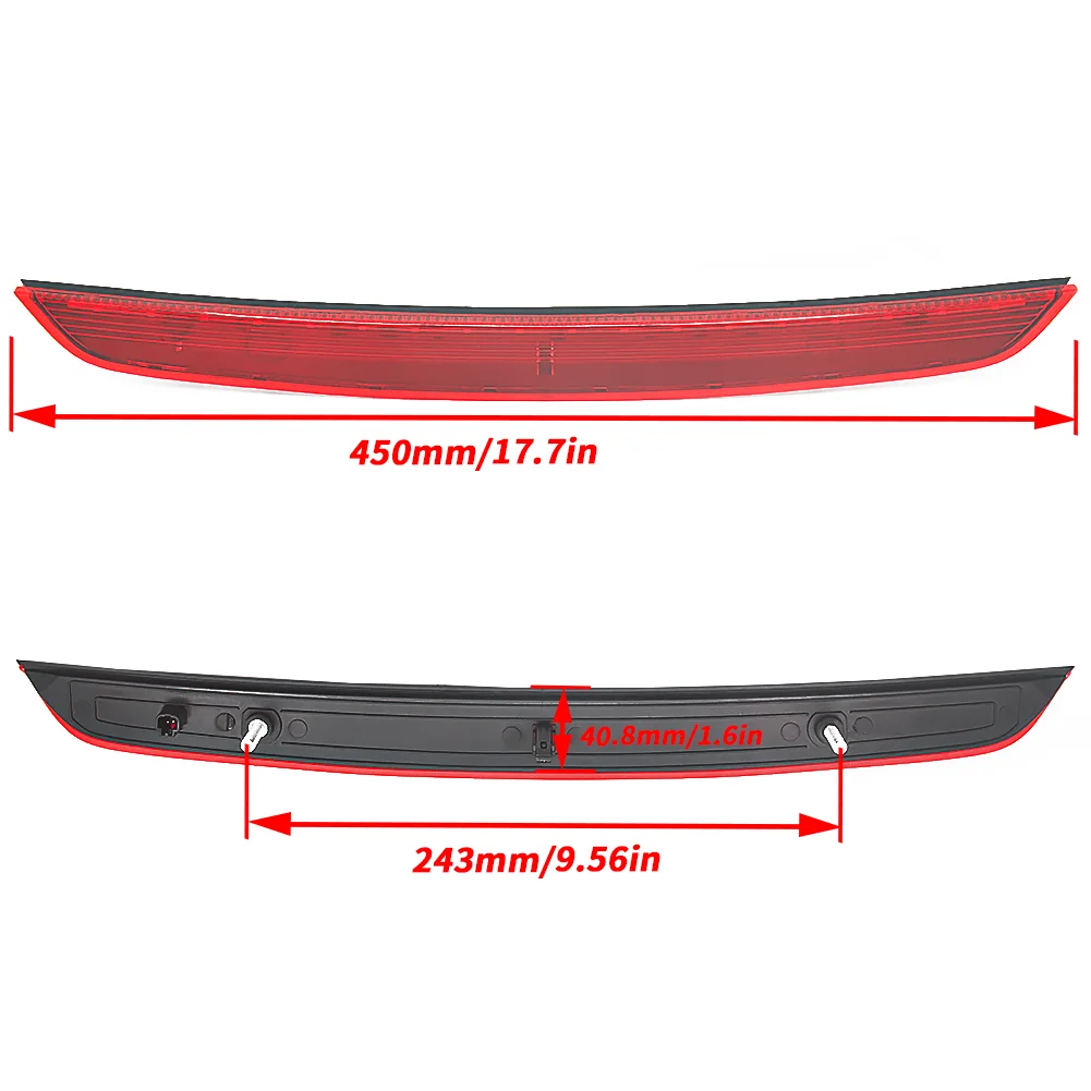 

Автомобильный светодиодный третий стоп-сигнал для Audi MK2 TT 2006-2014, без ошибок, 12 В, стоп-светильник для бара 8J0945097