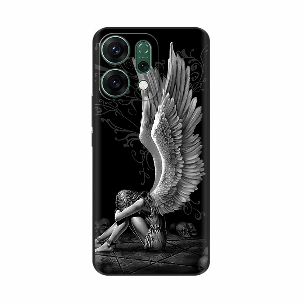 Stylish Soft TPU Painted Silicone Phone Case - Artistic Back Cover Design