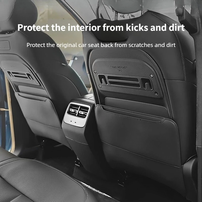 Chery ICAUR ICAR V27 자동차 가죽 시트 백 안티 킥 매트 안티 스크래치 방지 더러운 방지 보호 패드 자동차 인테리어 액세서리