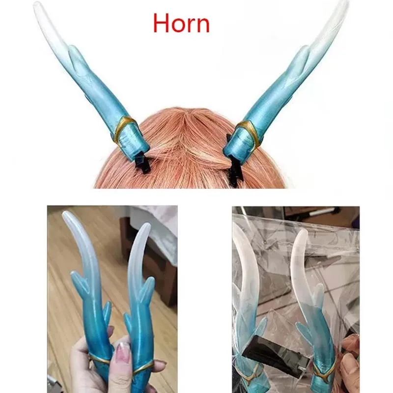 Imbibitor Lunae Cosplay Dan Heng Costume with Headwear Earrings Suit Halloween Props for Anime Comic Con Danheng Outfits cosplay costume