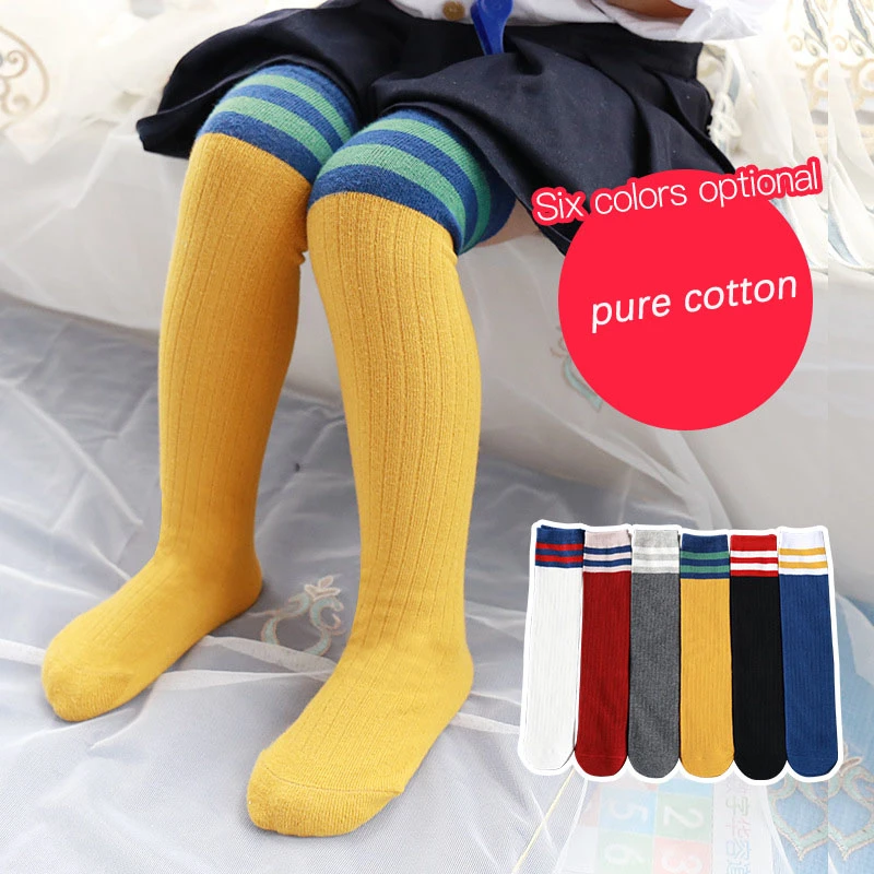 thumbnail image 2 of Red Striped Socks Red And White Striped Thigh-High Knee Sock - Perfect For Christmas, Parties, - Knitted Warm Cotton Spandex Stockings For Ladies White Stockings 2 of 11