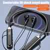 Neckband wireless connection compatible 5.2 headphones High sound quality stereo power display Magnetic Bluetooth earphones 1