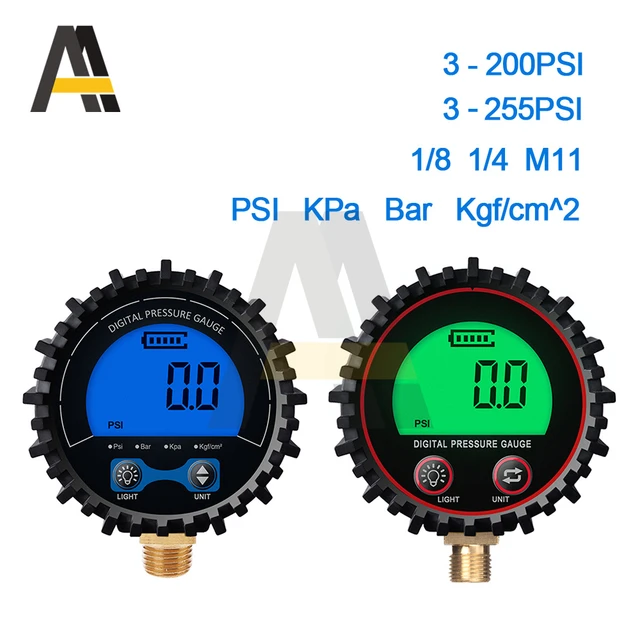 3-255PSI Digital Reifen reifen Manometer LCD Manometer Manometer