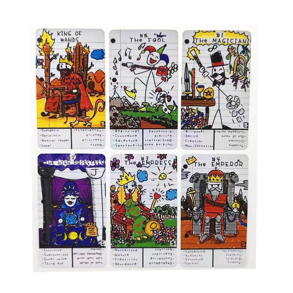 [正規品・入手困難]Doodle Tarotキーワード付きバージョンタロット⭐️ 正規品・入手困難]Doodle Tarotキーワード付きバージョン