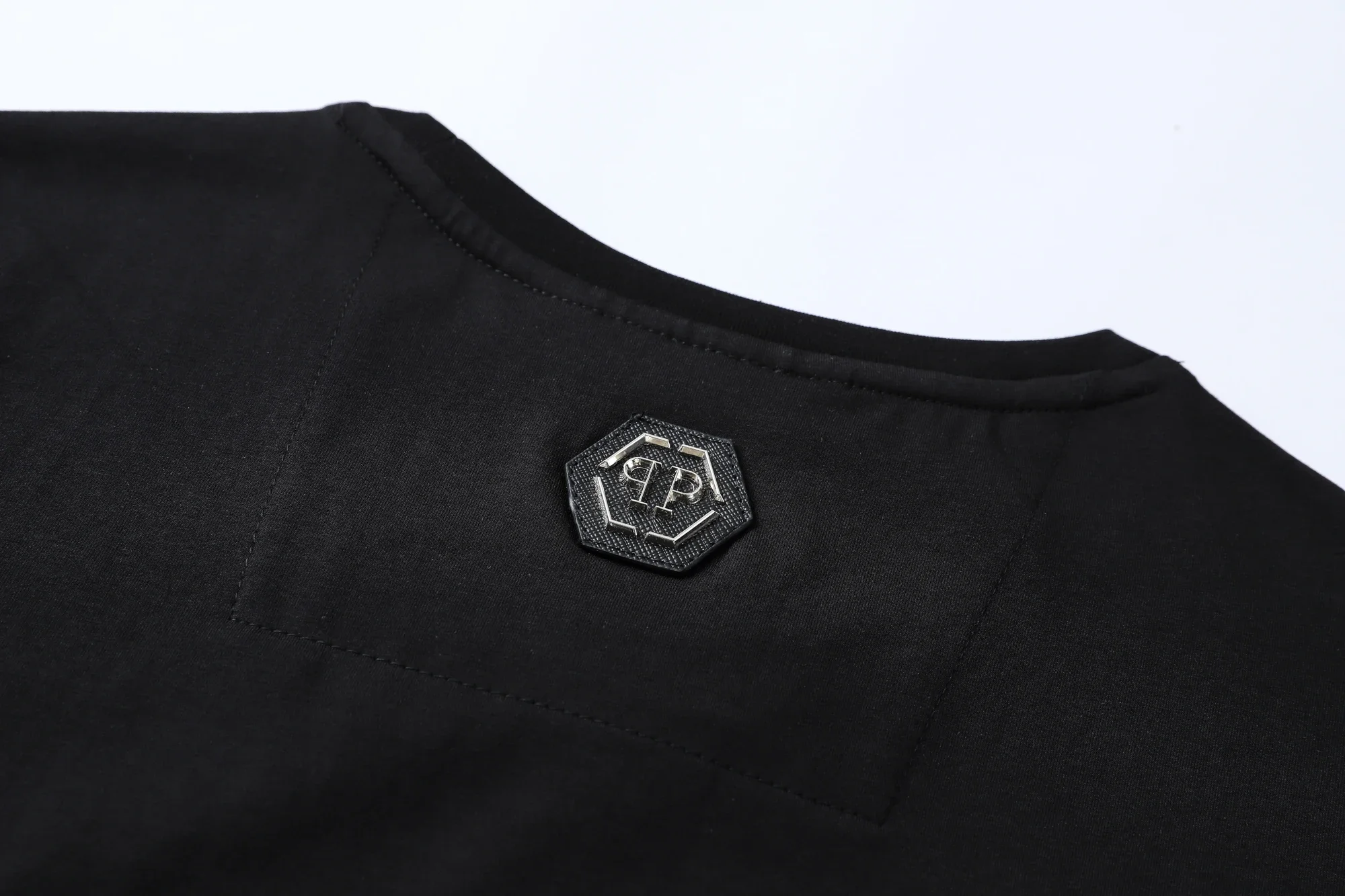 Philipp Plein New Classic Trend Hip Hop Summer Luxury Diamond Skull Crew Neck Summer T-shirt Classic Casual Business Pure Cotton 5