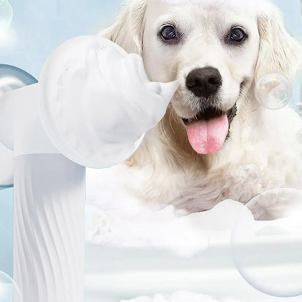 

Dog Bath Brush Scrubber Automatic Foaming Dog Shampoo Brush Dog Bath Shampoo Massage Dispenser Bathing Tool Massage Grooming