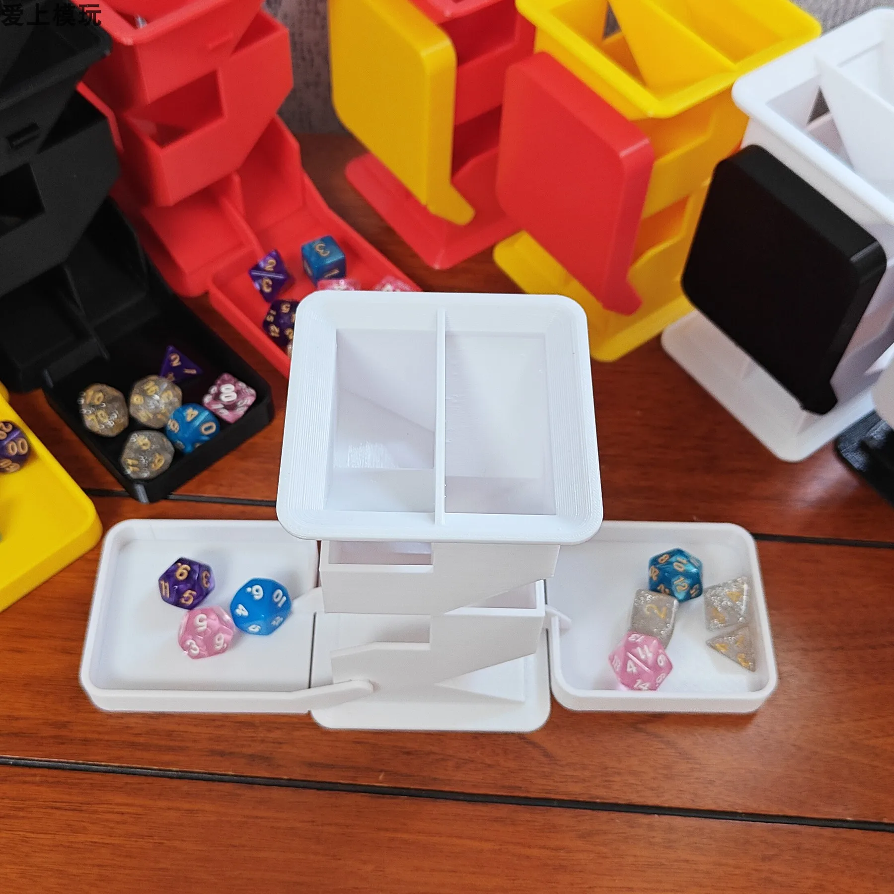 Board game folding dice tower, running dnd portable dice tower, stock tower, board game upgrade accessories Dice Tower 2