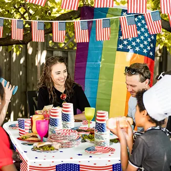 USA Flag Party Tableware Set 2