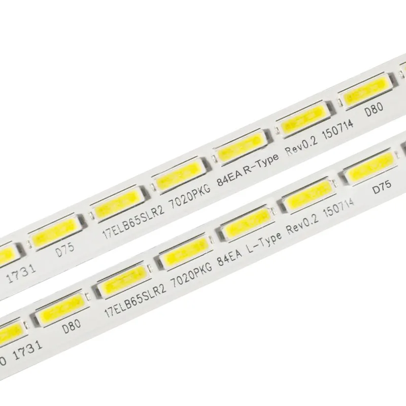 

LED backlight strip 84 lamp for LT-65VU83A 65AO3SB 17ELB65SLR2 65inch 7020PKG 84EA L-TYPE R PH-65LEDFHD VES650UNEA-2D-S01 S03