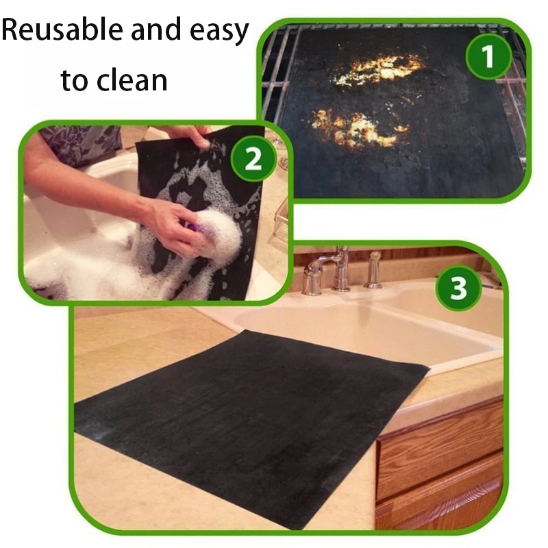 1/3PCS Reusable BBQ Grill Mat Barbecue Outdoor Baking Non-stick Pad Cooking Plate 44 * 33cm For Party Grill Mat grill mat