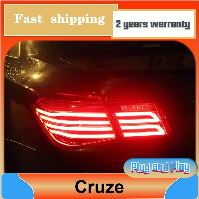 

Car Styling for Chevrolet Cruze Tail Lamp 2009-2015 Cruze Taillight Rear DRL Fog Brake Reversing Turn Signal