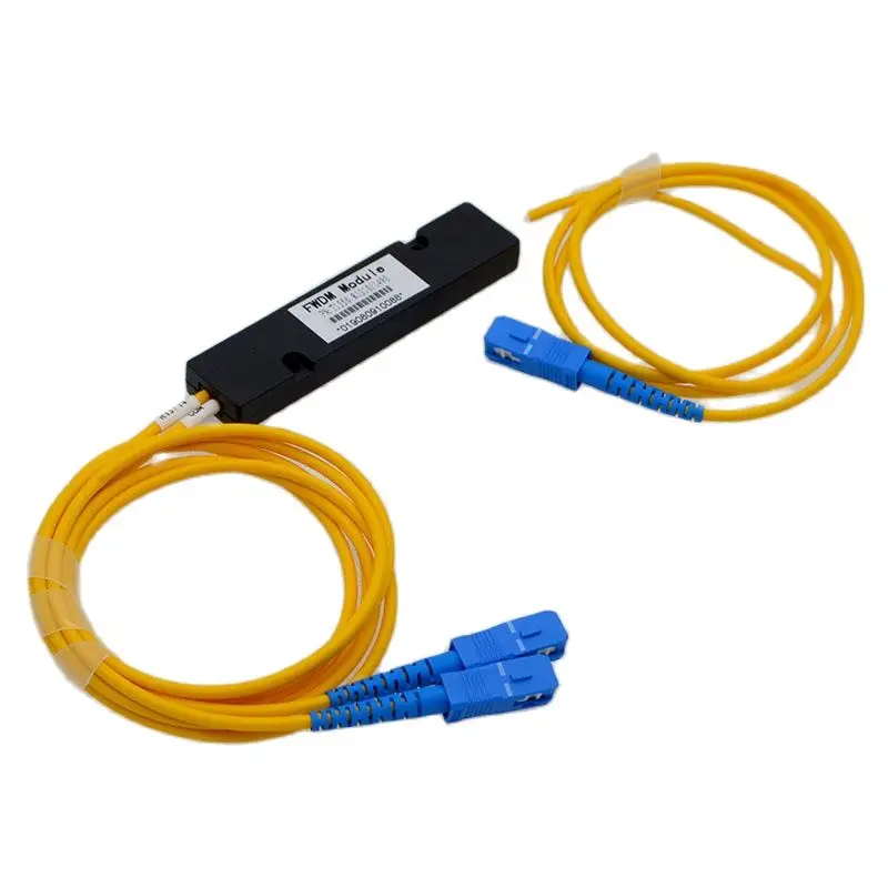 5pcs New FWDM Optical Fiber Multiplexer Demultiplexer 1310/1490/1550nm 1:2 SC FC Connector Optical Equipment  Free Shipping