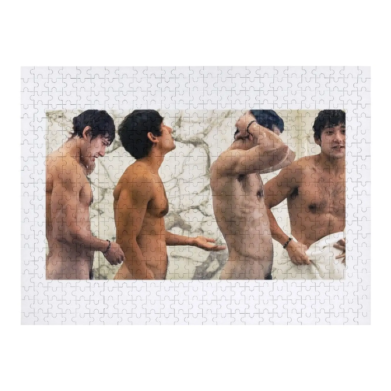 

The White Lotus: Will Sharpe Shower Montage [Full Color] Jigsaw Puzzle Custom Gift Personalised Name Custom Puzzle