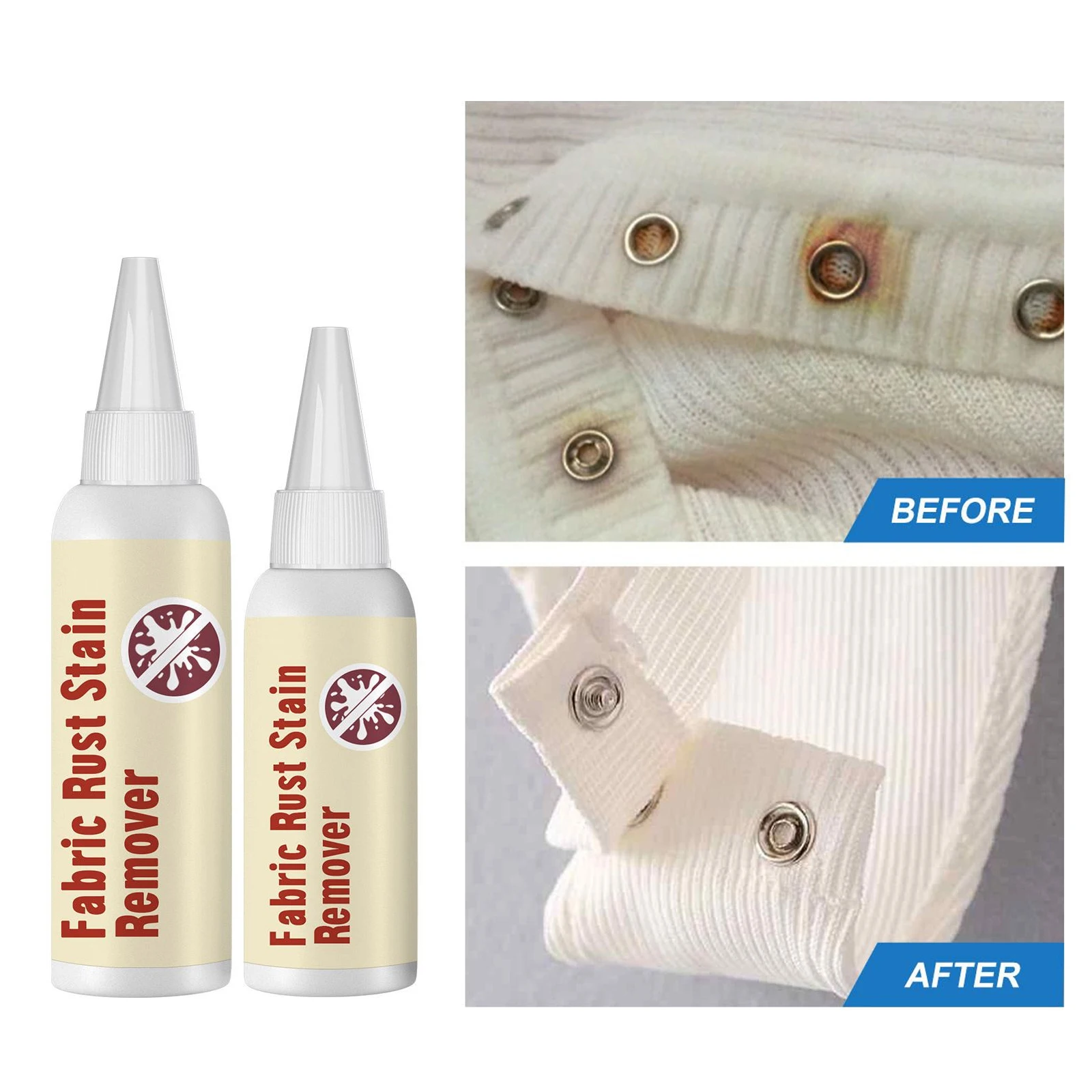 Fabric Rust Stain Remover Multi-purpose Clothes Rust Remover Effective Decontamination Dust Dirt Clothes Cleaning Free Shipping