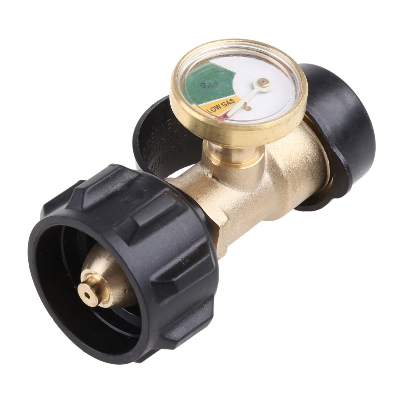 Universal Bbq Gas Propane Pressure Brass Gauge Tank Rv Pressure Gauge