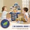 SucceBuy Kids Kitchen Toys Toddlers Play House Kitchenware Set 48 PCS Pretend Play Simulation Kitchen Children's Cooking Toys