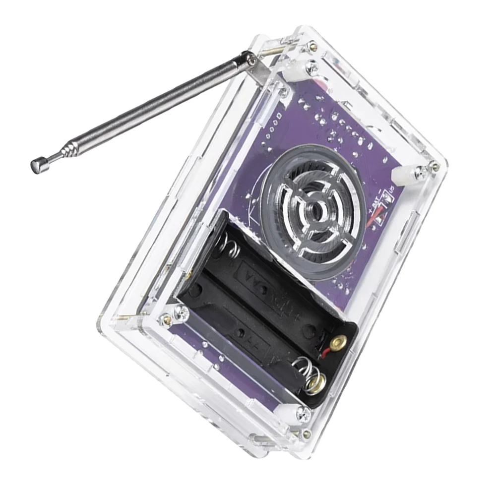 Radio Assembly Kit Soldering Practice Board Electronic Kits for Adults Suite DIY Electronics Projects Stainless Steel