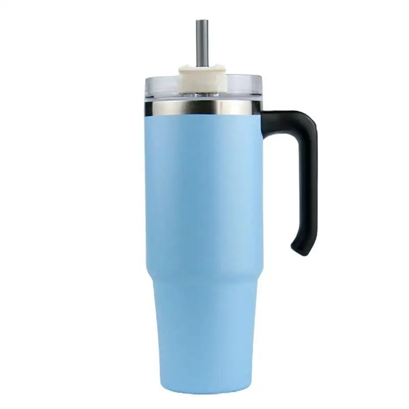 

Tumbler With Handle Stainless Steel Vacuum Insulated Car Mug vacuum Tumbler with Straw and Lid portable thermal travel mug