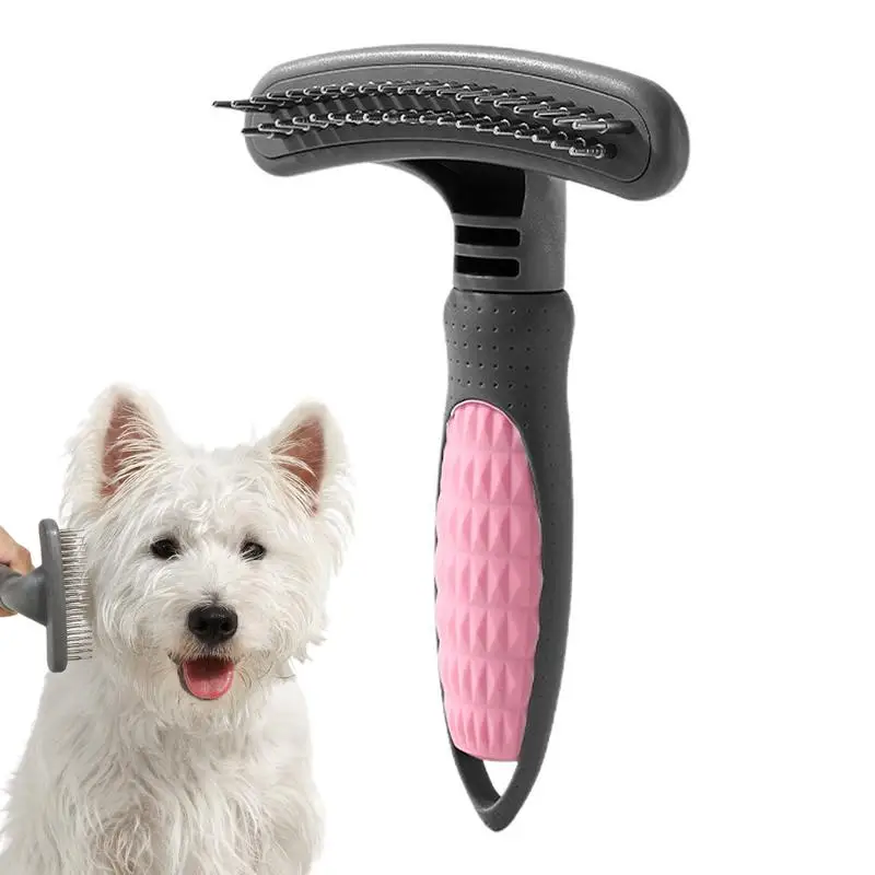 

Pet Dog Hair Brush Hair Remover tools Rustproof Shedding Combs Cat Comb Grooming And Care Hair Brush Long Hair Cleaning