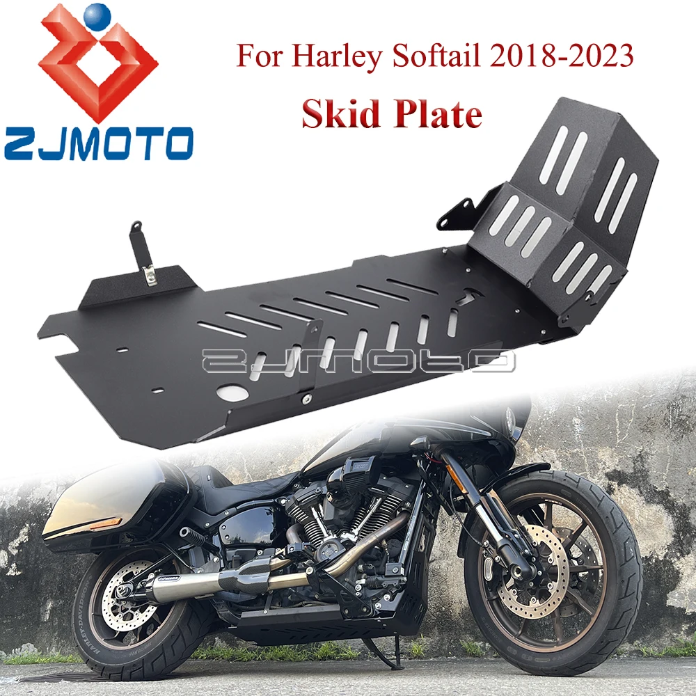 

Motorcycl Engine Guard Chassis Protector Bash Skid Plate For Harley Softail Deluxe Breakout Street Fat Bob Low Rider S 2018-2023
