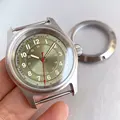 Steel set-green dial