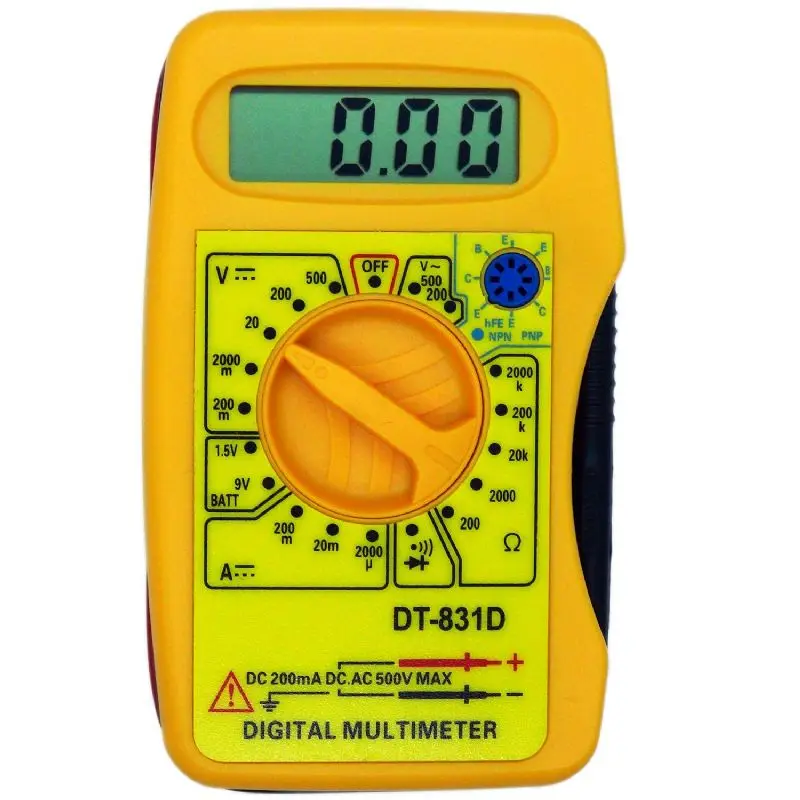 

Pocket Size Digital Multimeter DT831D Multimetro Analogico Home Appliance Multy Meter Small Electrician Digital Multimeter Auto