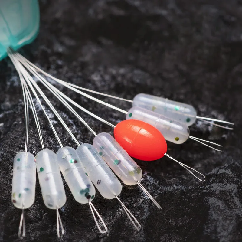 

50 комплектов, силиконовые насадки на леску