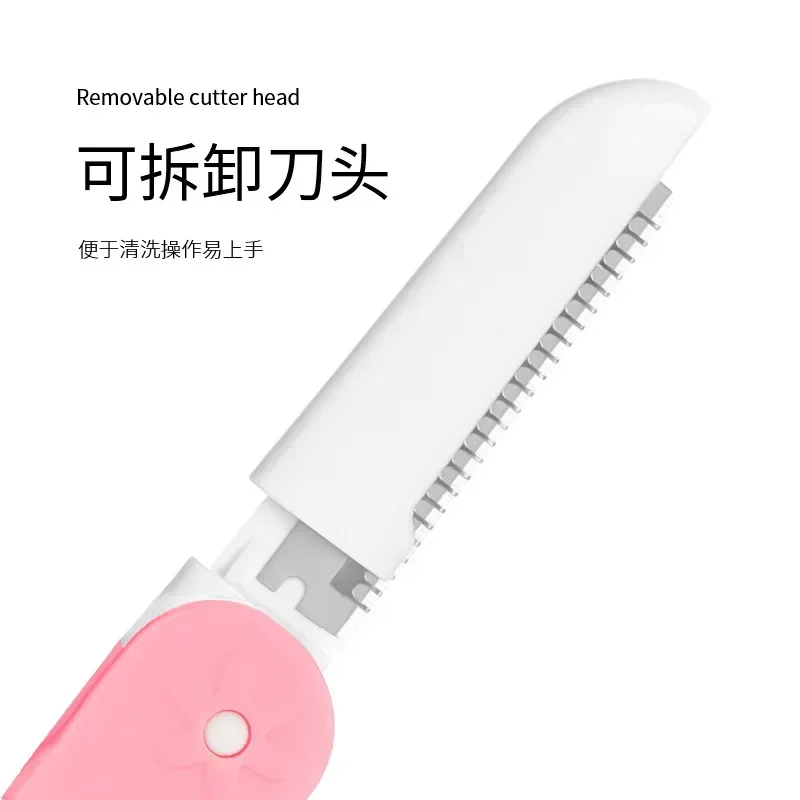 Safe Folding Ladies Face Shaver Eyebrow Trimmer Blade Anti-Scratch Razor Makeup Tools Eyebrow Trimmer Face Razor For Women 1pcs