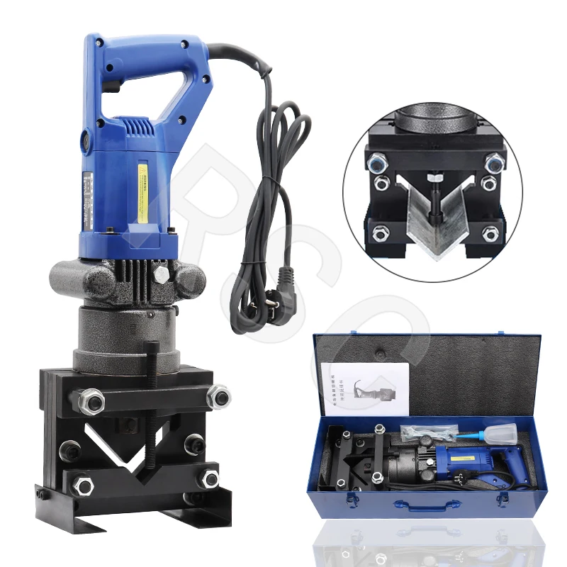 Electric Hydraulic Angle Steel Cutting Machine Hydraulic Punching Machine Angle Steel Cutting 45°angle Arc Cutting Punching Tool 3
